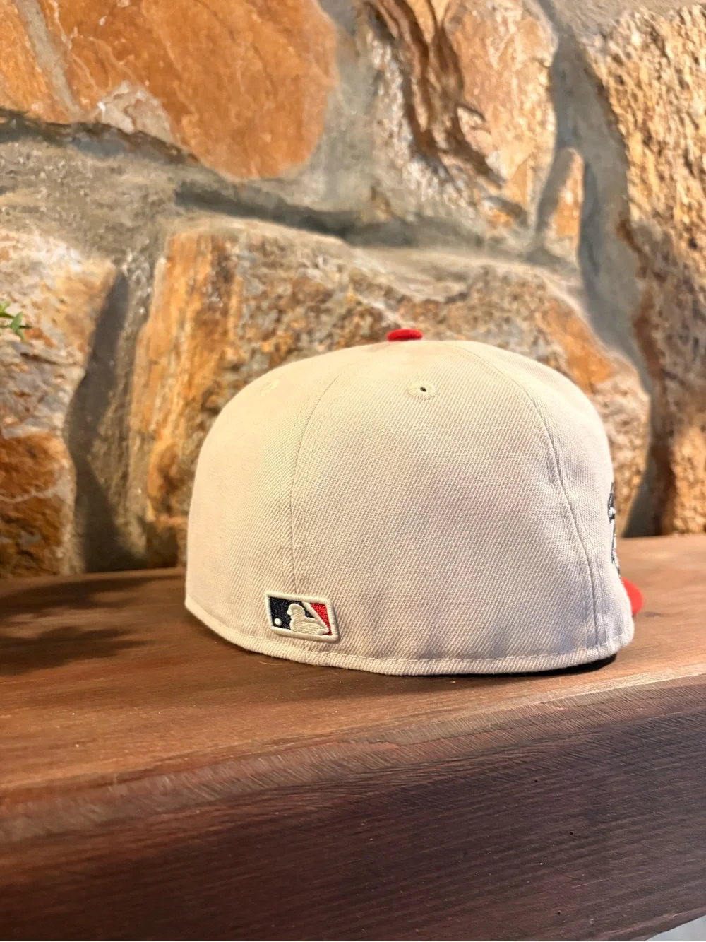 New Era Cream and Red Angels Fitted Cap